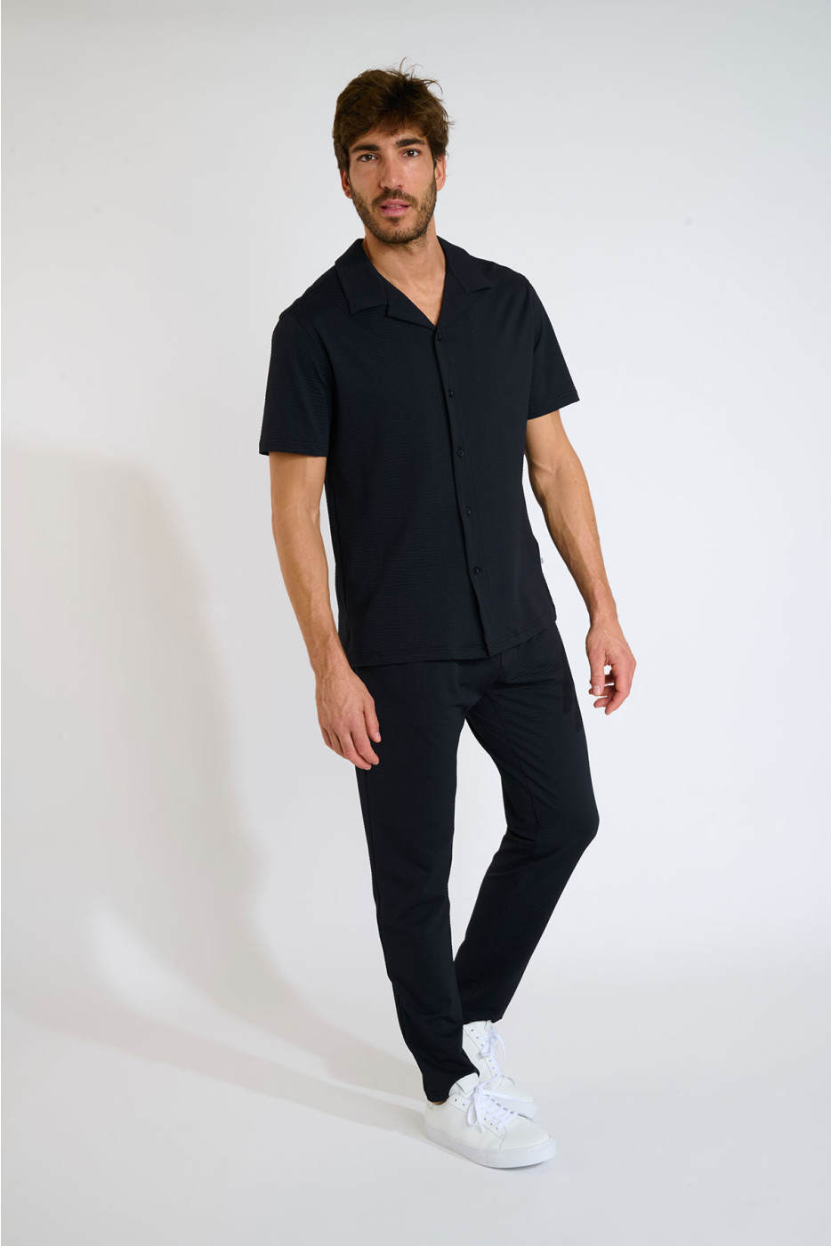 Pantalon noir THOMAS TRIESTE - 3