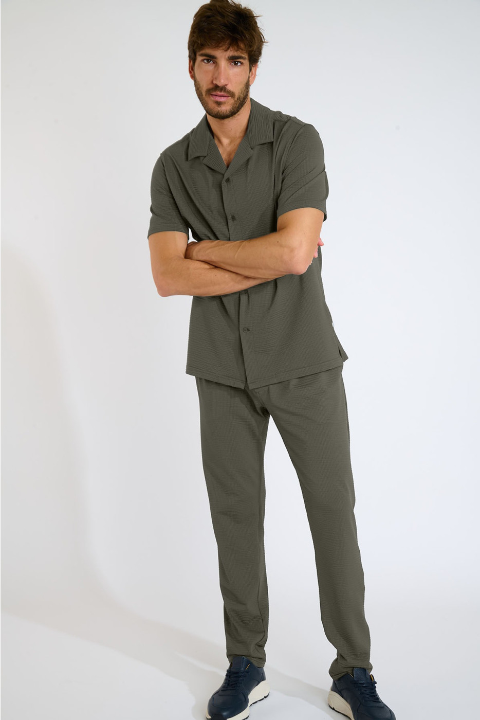 Pantalon vert kaki THOMAS TRIESTE - 2