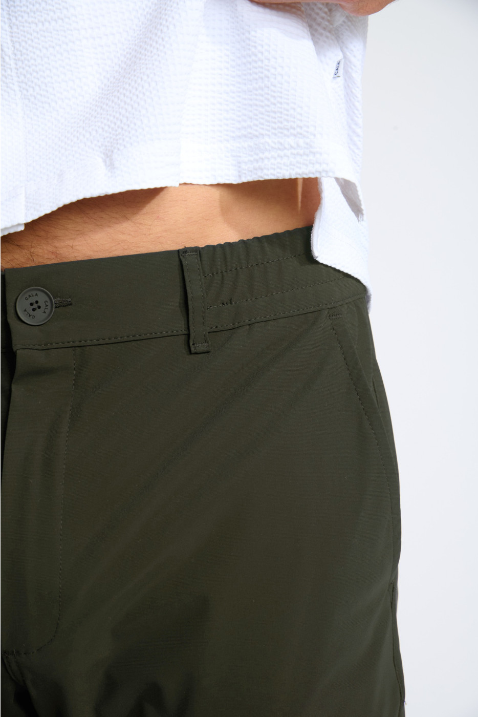 Pantalon kaki stretch VICOLO LESCADA - 5