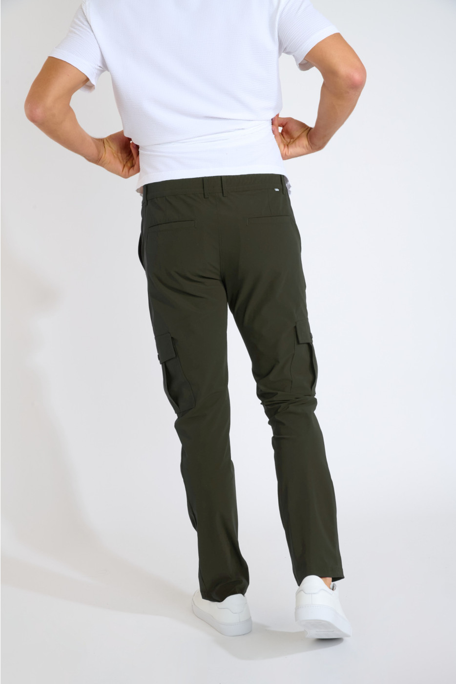 Pantalon kaki stretch VICOLO LESCADA - 4