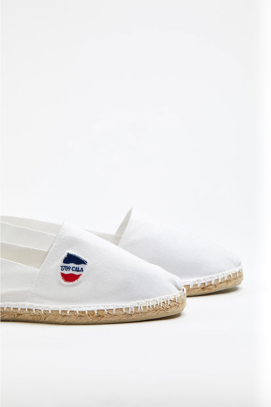 Espadrilles en toile Blanche CLASSIQUE UNI