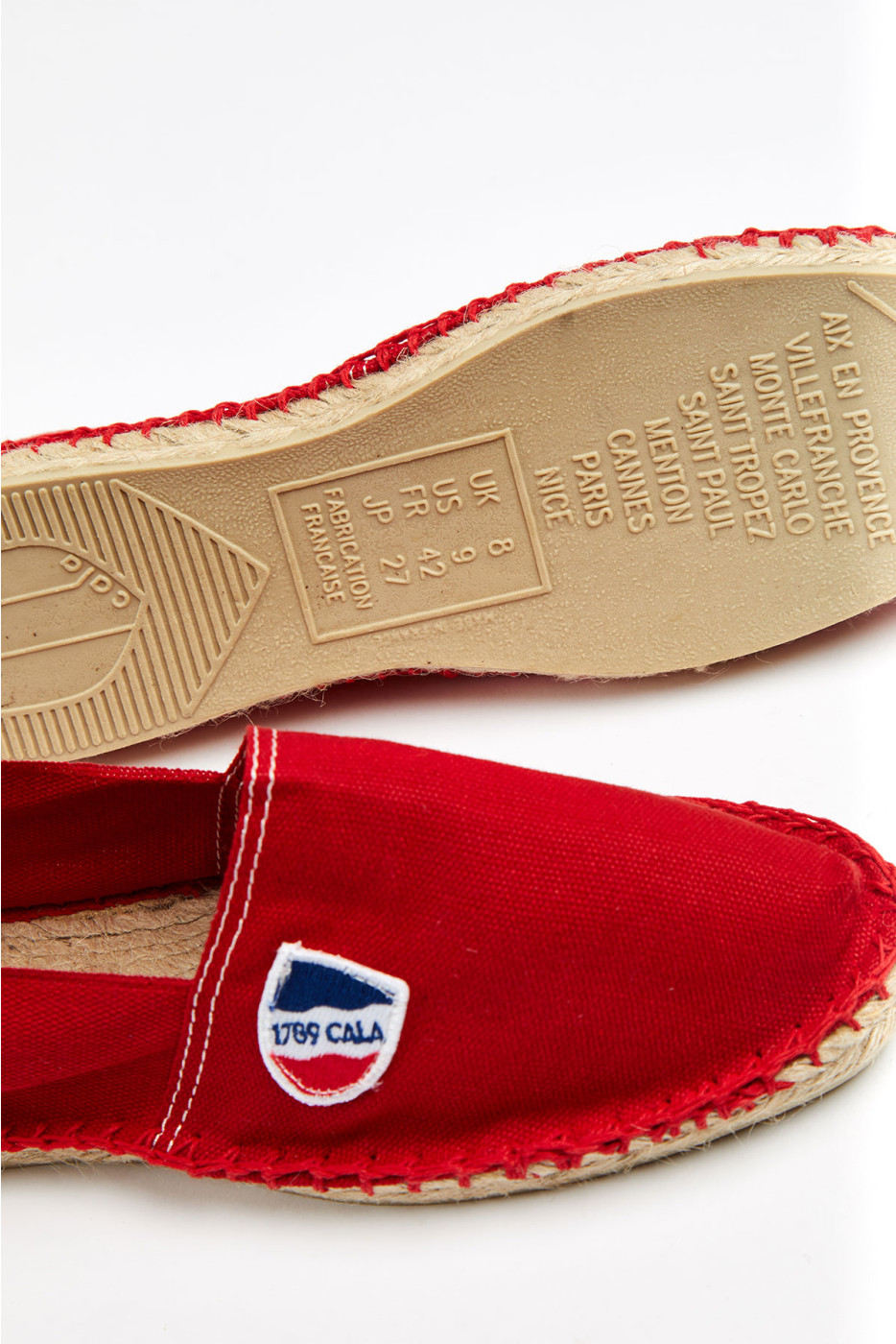 Espadrilles en toile Rouge CLASSIQUE UNI - 6