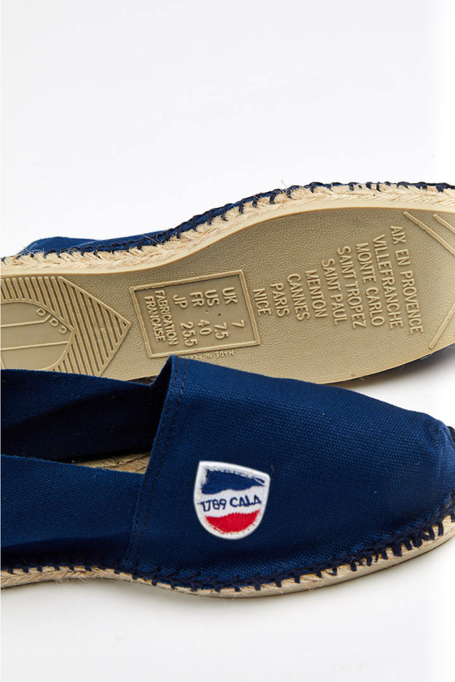 Espadrilles en toile Bleu Indigo CLASSIQUE UNI