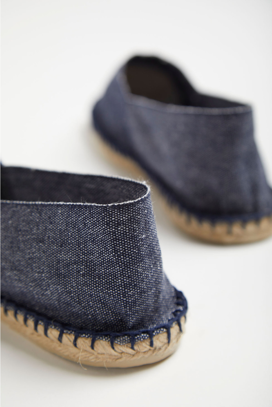 Espadrilles en toile Bleu Jean - Made in France CLASSIQUE UNI - 3