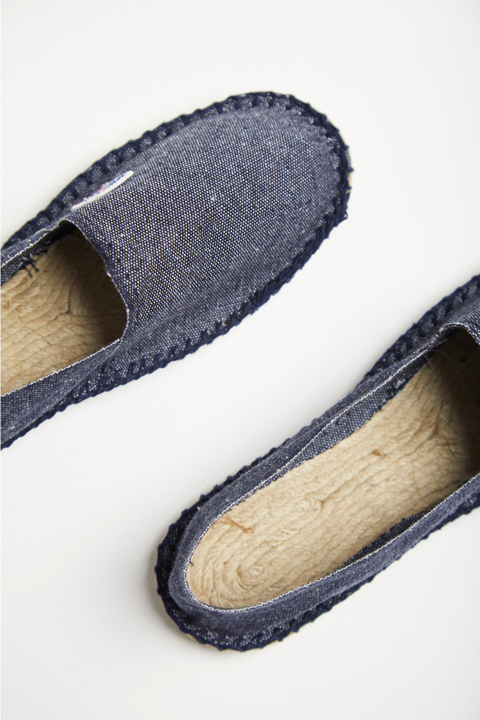 Espadrilles en toile Bleu Jean - Made in France CLASSIQUE UNI - 4