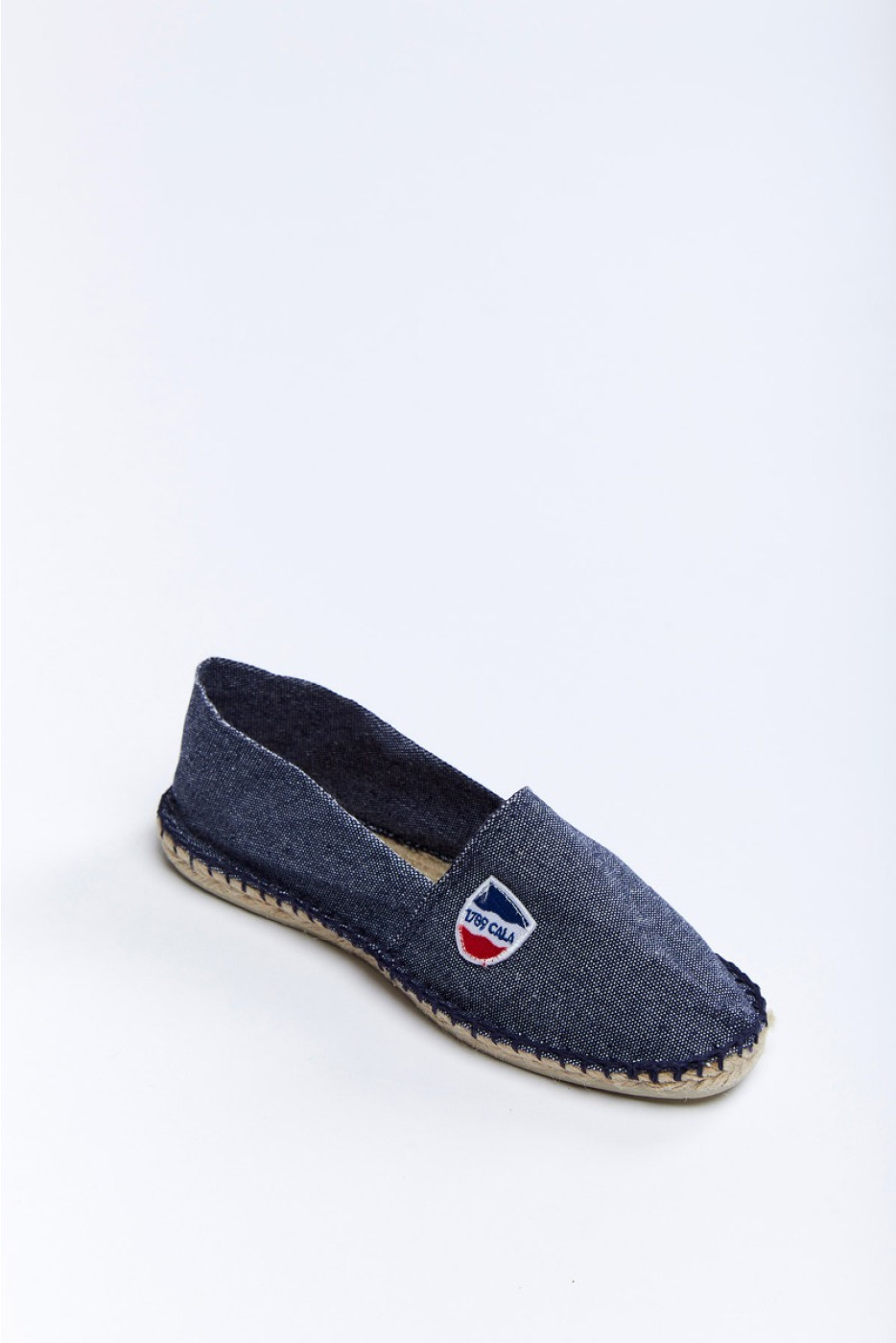 Espadrilles en toile Bleu Jean - Made in France CLASSIQUE UNI - 8