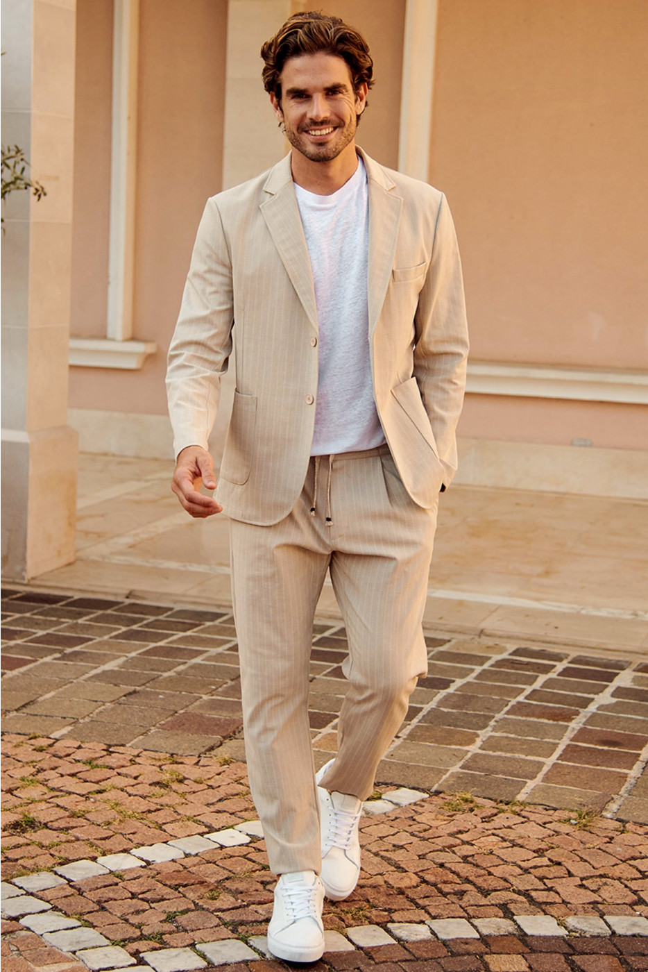 Veste jersey beige NIKO CERVO