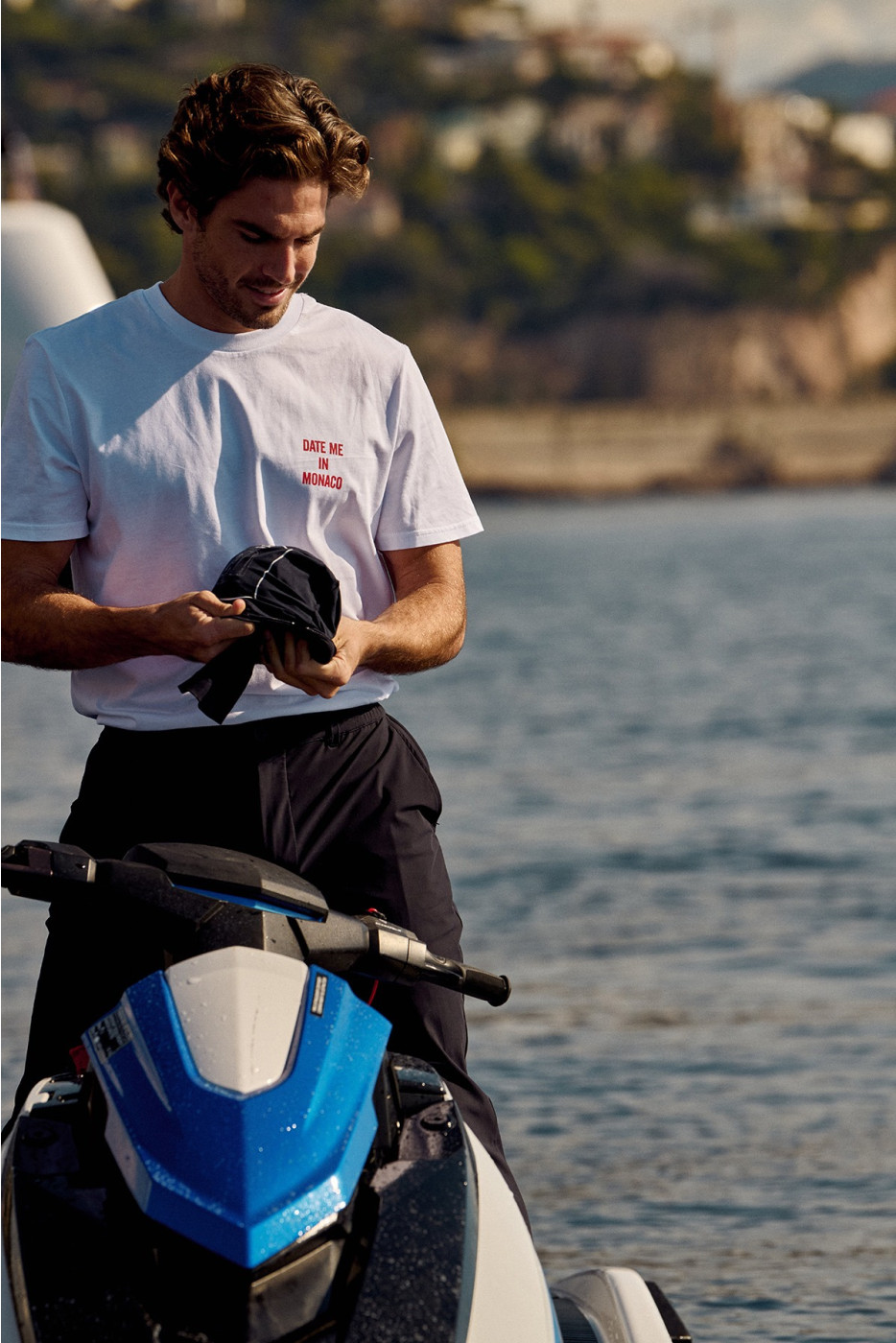 T-shirt blanc MORGAN DATE ME IN MONACO - 7